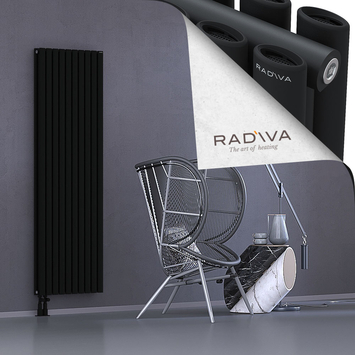 Tano Aluminium Radiator 1800x572 Black - Thumbnail