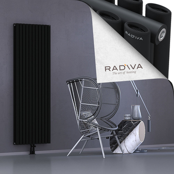 Tano Aluminium Radiator 1800x630 Black - Thumbnail