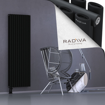 Tano Aluminium Radiator 1800x630 Black - Thumbnail