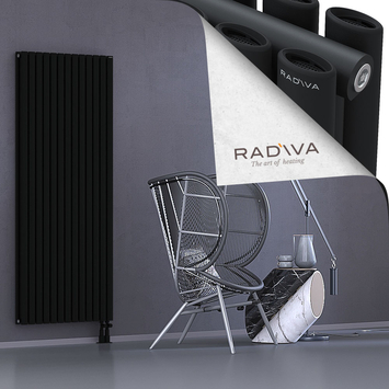 Tano Aluminium Radiator 1800x746 Black - Thumbnail