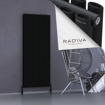 Tano Aluminium Radiator 1800x804 Black - Thumbnail