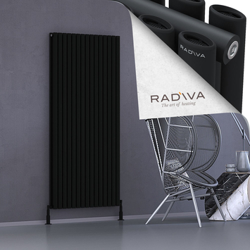 Tano Aluminium Radiator 1800x862 Black - Thumbnail