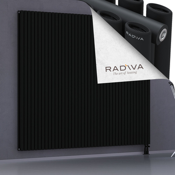 Tano Aluminium Radiator 1900x2370 Black - Thumbnail