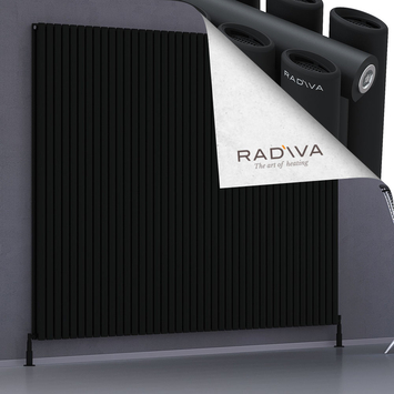 Tano Aluminium Radiator 1900x2428 Black - Thumbnail