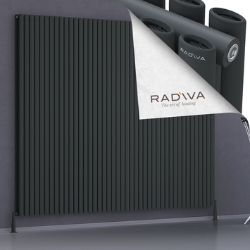 Tano Aluminium Radiator 1900x2486 Dark Anthracite - Thumbnail