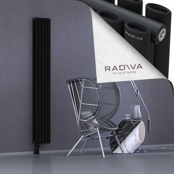 Tano Aluminium Radiator 1900x282 Black - Thumbnail