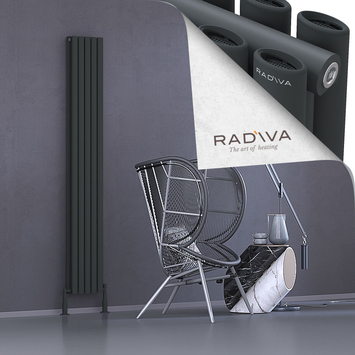 Tano Aluminium Radiator 1900x282 Dark Anthracite - Thumbnail