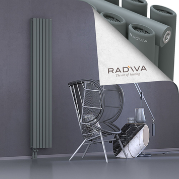 Tano Aluminium Radiator 1900x340 Anthracite - Thumbnail