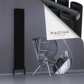 Tano Aluminium Radiator 1900x340 Black - Thumbnail