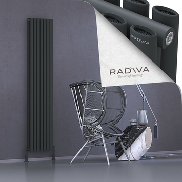 Tano Aluminium Radiator 1900x398 Dark Anthracite - Thumbnail