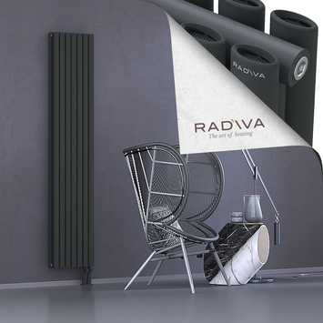 Tano Aluminium Radiator 1900x398 Dark Anthracite - Thumbnail