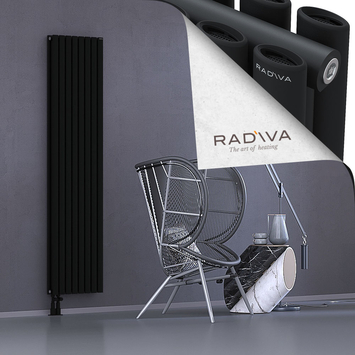 Tano Aluminium Radiator 1900x456 Black - Thumbnail