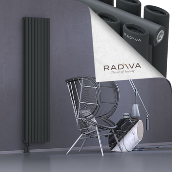 Tano Aluminium Radiator 1900x456 Dark Anthracite - Thumbnail