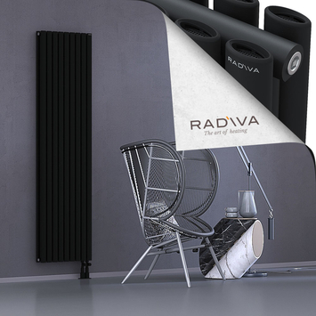 Tano Aluminium Radiator 1900x514 Black - Thumbnail