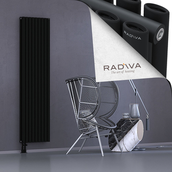 Tano Aluminium Radiator 1900x514 Black - Thumbnail