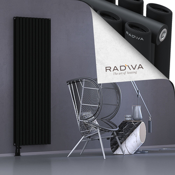 Tano Aluminium Radiator 1900x630 Black - Thumbnail