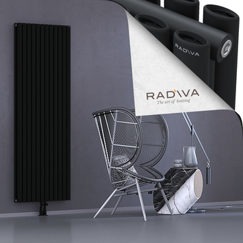 Tano Aluminium Radiator 1900x688 Black - Thumbnail