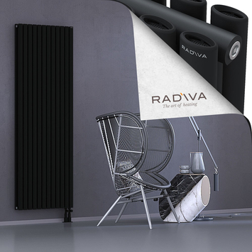 Tano Aluminium Radiator 1900x688 Black - Thumbnail