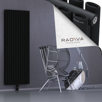 Tano Aluminium Radiator 1900x746 Black - Thumbnail