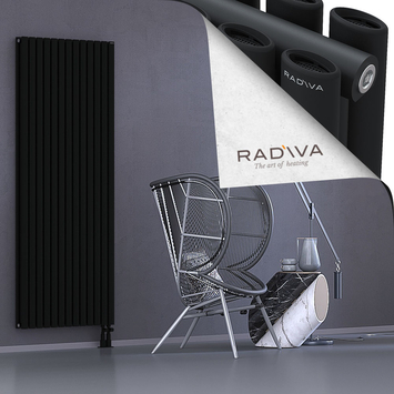 Tano Aluminium Radiator 1900x746 Black - Thumbnail