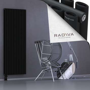 Tano Aluminium Radiator 1900x746 Black - Thumbnail