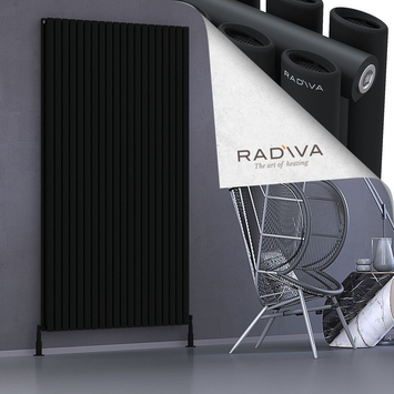 Tano Aluminium Radiator 2000x1152 Black - Thumbnail