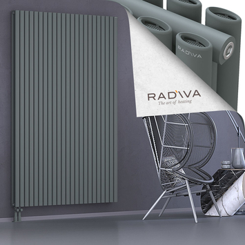 Tano Aluminium Radiator 2000x1326 Anthracite - Thumbnail