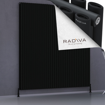 Tano Aluminium Radiator 2000x2138 Black - Thumbnail