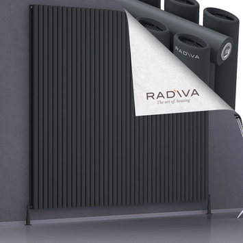 Tano Aluminium Radiator 2000x2312 Dark Anthracite - Thumbnail