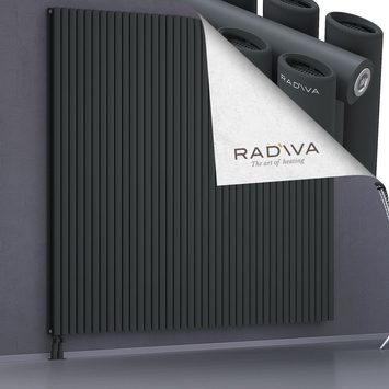 Tano Aluminium Radiator 2000x2312 Dark Anthracite - Thumbnail