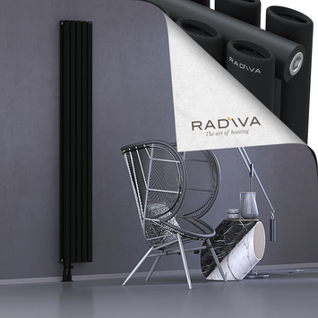 Tano Aluminium Radiator 2000x282 Black - Thumbnail