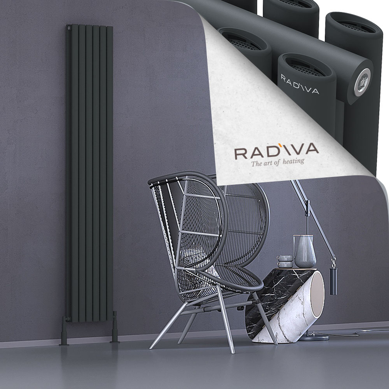 Tano Aluminium Radiator 2000x340 Dark Anthracite