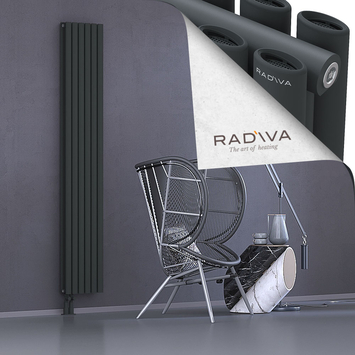 Tano Aluminium Radiator 2000x340 Dark Anthracite - Thumbnail