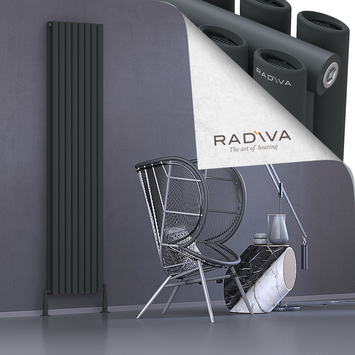 Tano Aluminium Radiator 2000x456 Dark Anthracite - Thumbnail