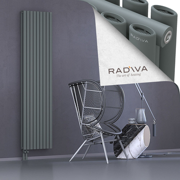 Tano Aluminium Radiator 2000x514 Anthracite - Thumbnail