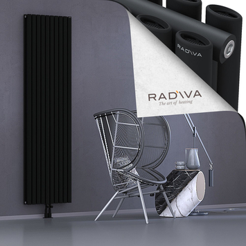 Tano Aluminium Radiator 2000x572 Black - Thumbnail