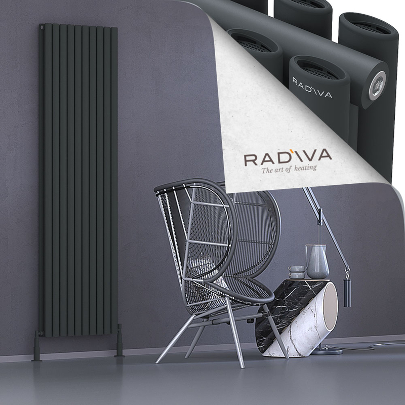 Tano Aluminium Radiator 2000x572 Dark Anthracite