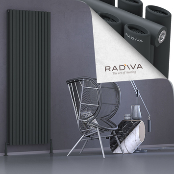 Tano Aluminium Radiator 2000x746 Dark Anthracite - Thumbnail