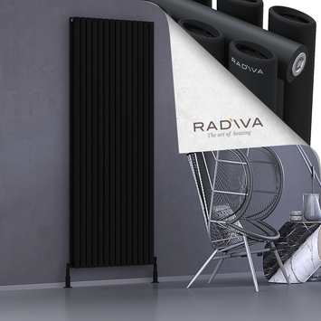 Tano Aluminium Radiator 2000x804 Black - Thumbnail