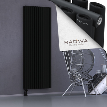 Tano Aluminium Radiator 2000x804 Black - Thumbnail