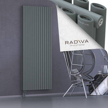 Tano Aluminium Radiator 2000x862 Anthracite - Thumbnail