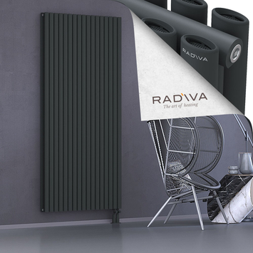 Tano Aluminium Radiator 2000x978 Dark Anthracite - Thumbnail