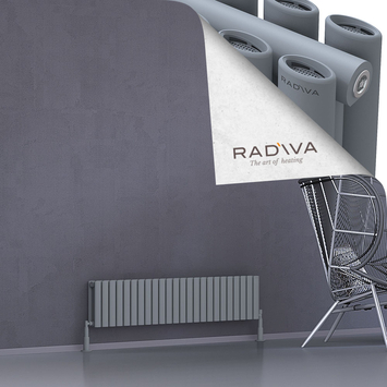 Tano Aluminium Radiator 300x1384 Grey - Thumbnail