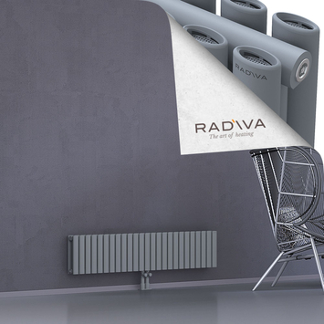 Tano Aluminium Radiator 300x1442 Grey - Thumbnail