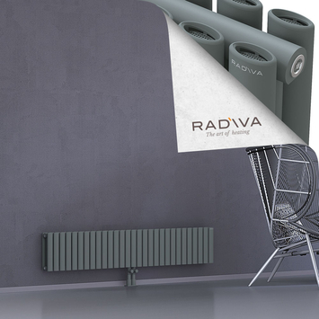 Tano Aluminium Radiator 300x1674 Anthracite - Thumbnail