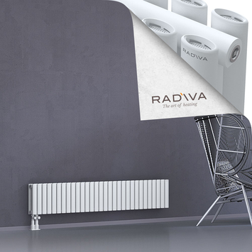 Tano Aluminium Radiator 300x1732 White - Thumbnail