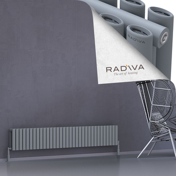 Tano Aluminium Radiator 300x1906 Grey - Thumbnail