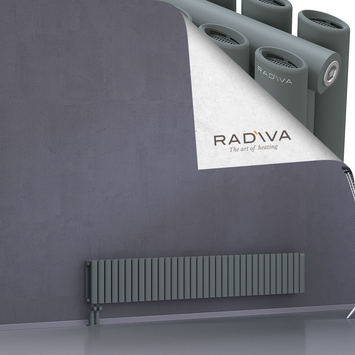 Tano Aluminium Radiator 300x1964 Anthracite - Thumbnail