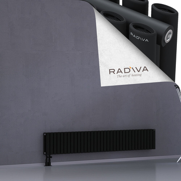 Tano Aluminium Radiator 300x1964 Black - Thumbnail