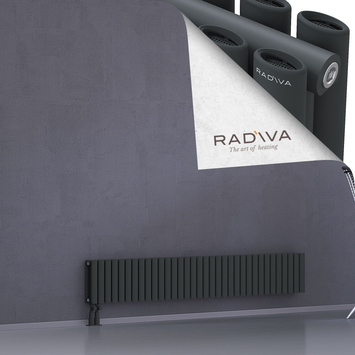 Tano Aluminium Radiator 300x1964 Dark Anthracite - Thumbnail